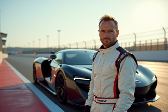 Portrait de Peter Miles, pilote emblématique de l'industrie automobile