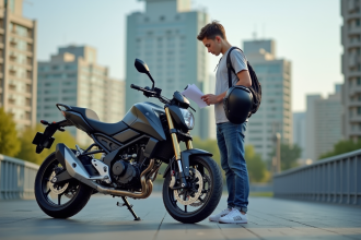 Cyclomoteur de 125 cm³ prêt à circuler sans permis