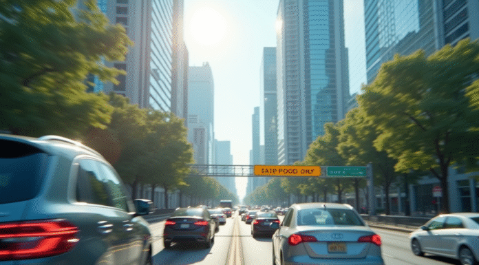 Covoiturage : qui a le droit de circuler sur la voie réservée ?