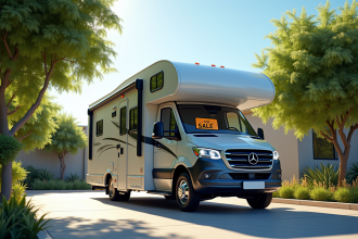 Décote annuelle d'un camping-car neuf de 15 % la première année